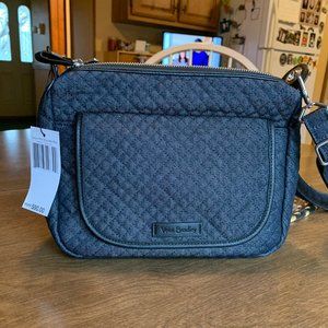 Vera Bradley Mini Carson crossbody Denim navy